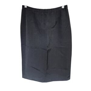 Vtg Nieman Marcus Skirt Candice Fraiberger Black 10 French Pencil Office Siren